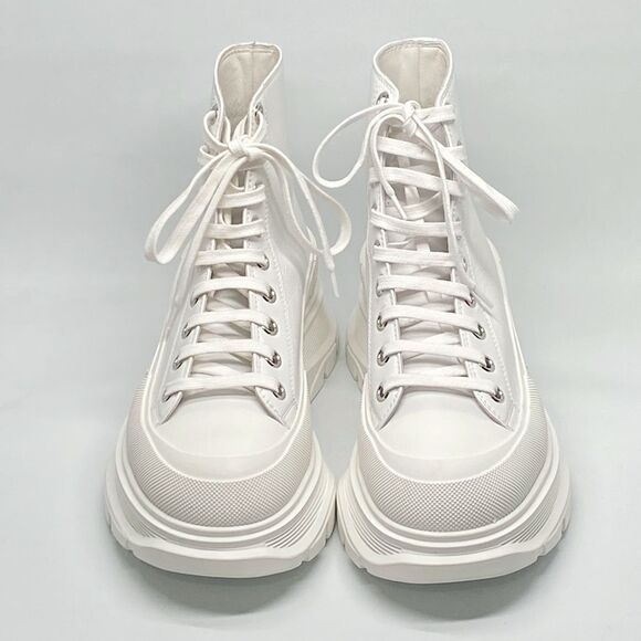 Alexander McQueen Tread Slick Leather Boot size 40 - Picture 3 of 15